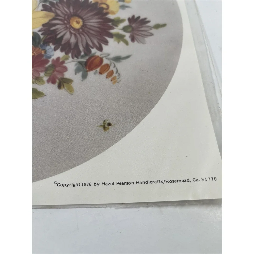Vintage Hazel Pearson Handicrafts Art Print Originals Lot of 2‎ Transfers